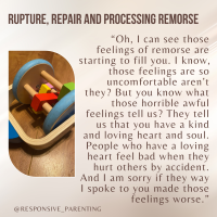 Processing Remorse, Rupture and Repair